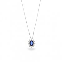 Collana Mirco Visconti Donna in Oro Zaffiro blu MV347/B10Z